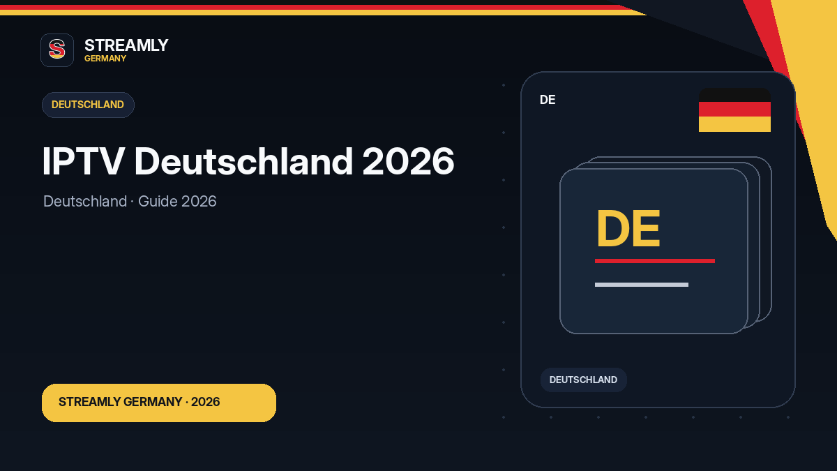 Kostenloser IPTV Test – visuelle Übersicht für Deutschland